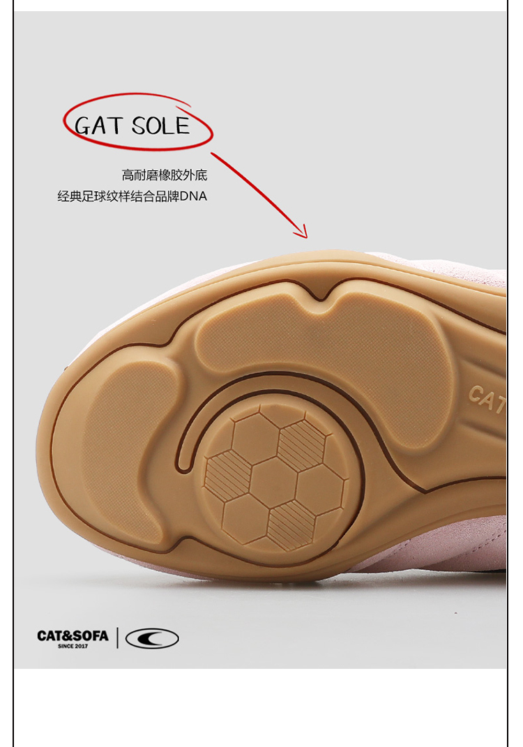 Giày Cat & Sofa Football Pink