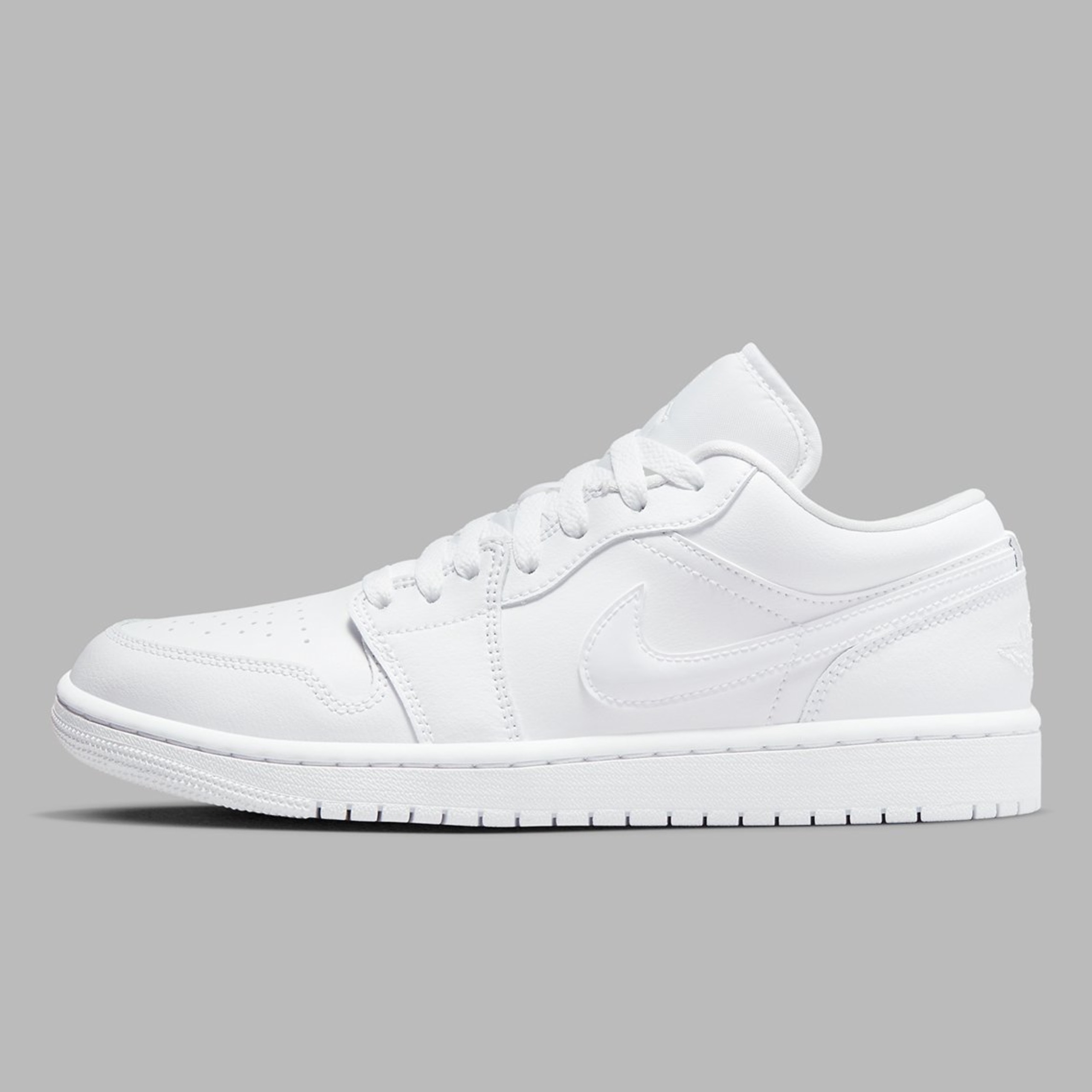 Giày Nike Air Jordan 1 Low All White Chính Hãng Giày Nike Air Jordan 1 Low All White Chính Hãng