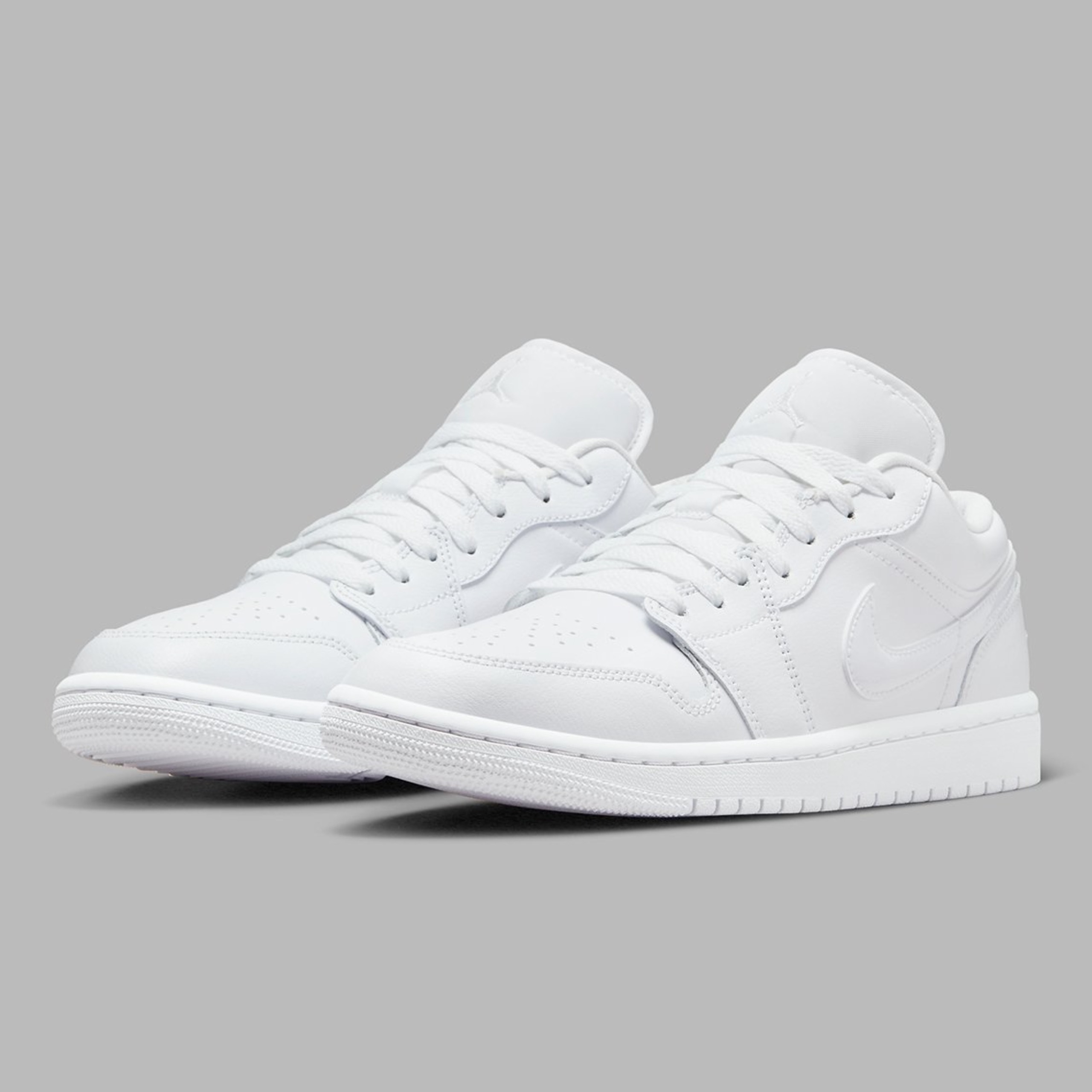Giày Nike Air Jordan 1 Low All White Chính Hãng Giày Nike Air Jordan 1 Low All White Chính Hãng