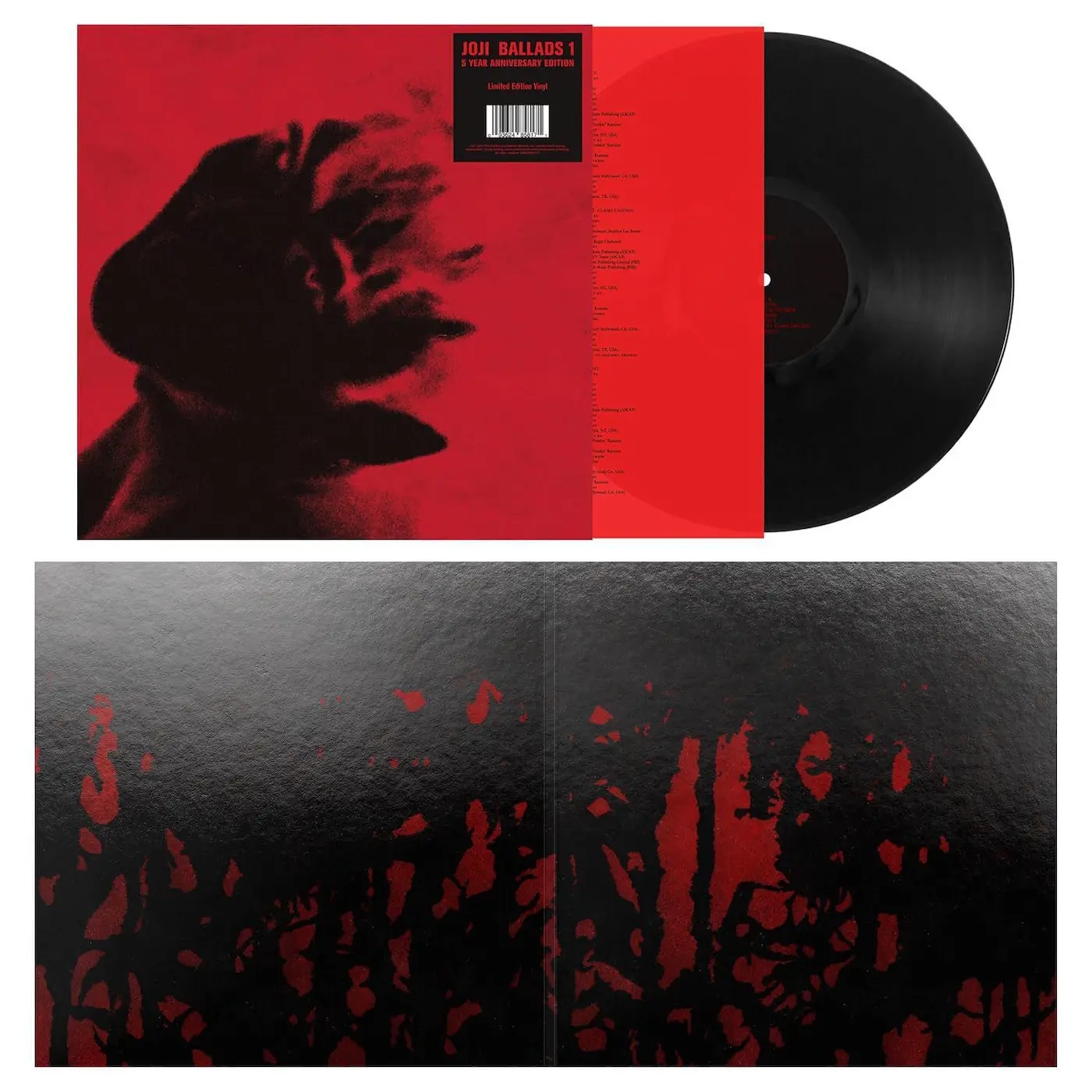 đĩa than JOJI-BALLADS 1 (5-YEAR ANNIVERSARY (X)Gatefold ,Limited )