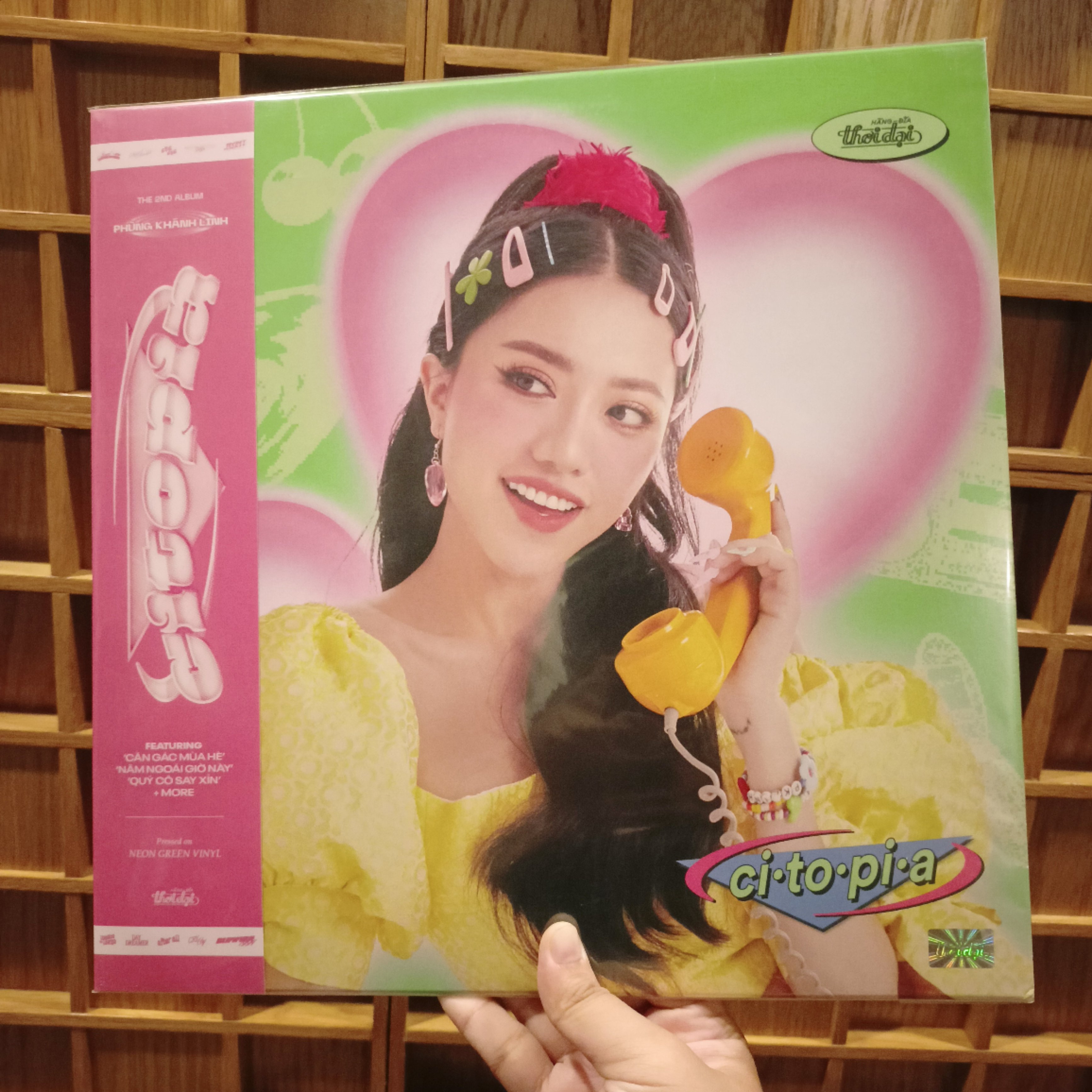 Citopia Cd đĩa than PHÙNG KHÁNH LINH - CITOPIA - THE 2ND STUDIO ALBUM (NEON GREEN ...