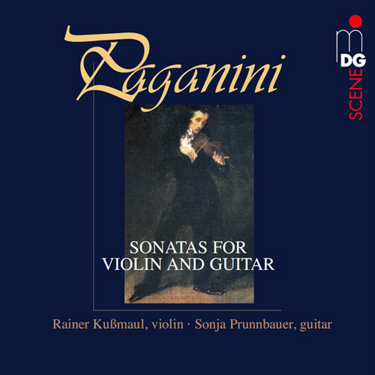 đĩa than Rainer Kubmaul & Sonja Prunnbauer - Paganini Sonatas for Violin & Guitar