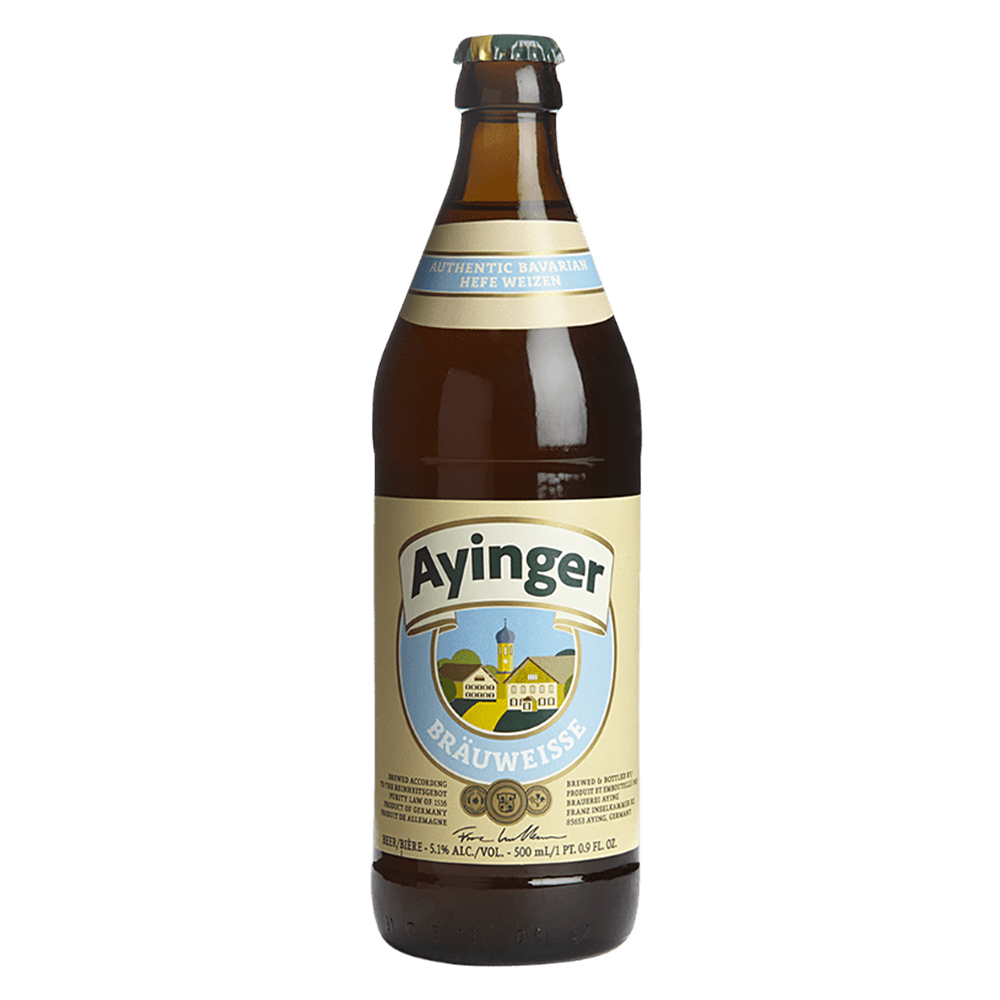 Bia Ayinger Brauweisse 5.1% – Chai 500ml – Thùng 20 Chai
