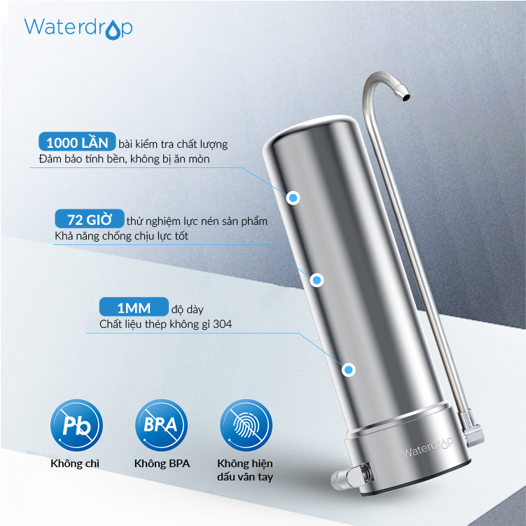 Vòi lọc để bàn Waterdrop WD-CTF-01