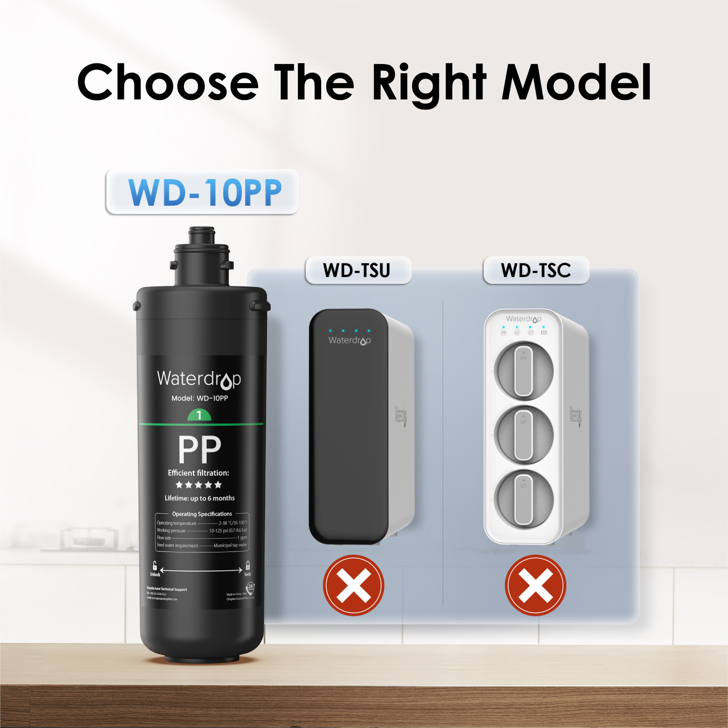 Lõi lọc PP Waterdrop WD-10PP