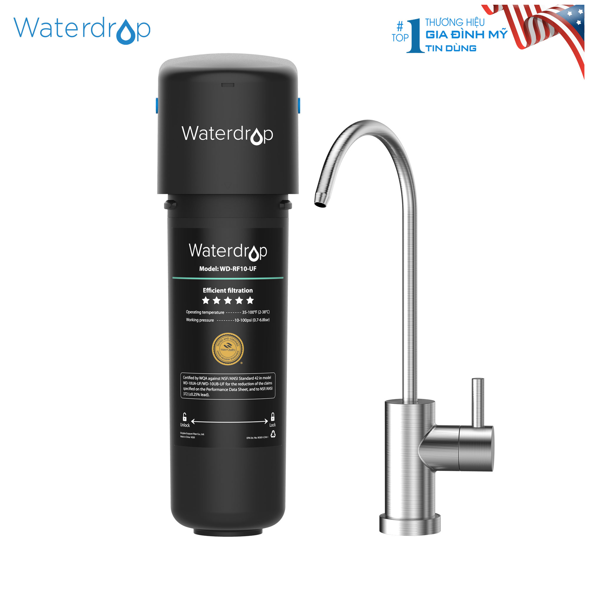 Lọc nước đơn WD-10UB-UF Waterdrop