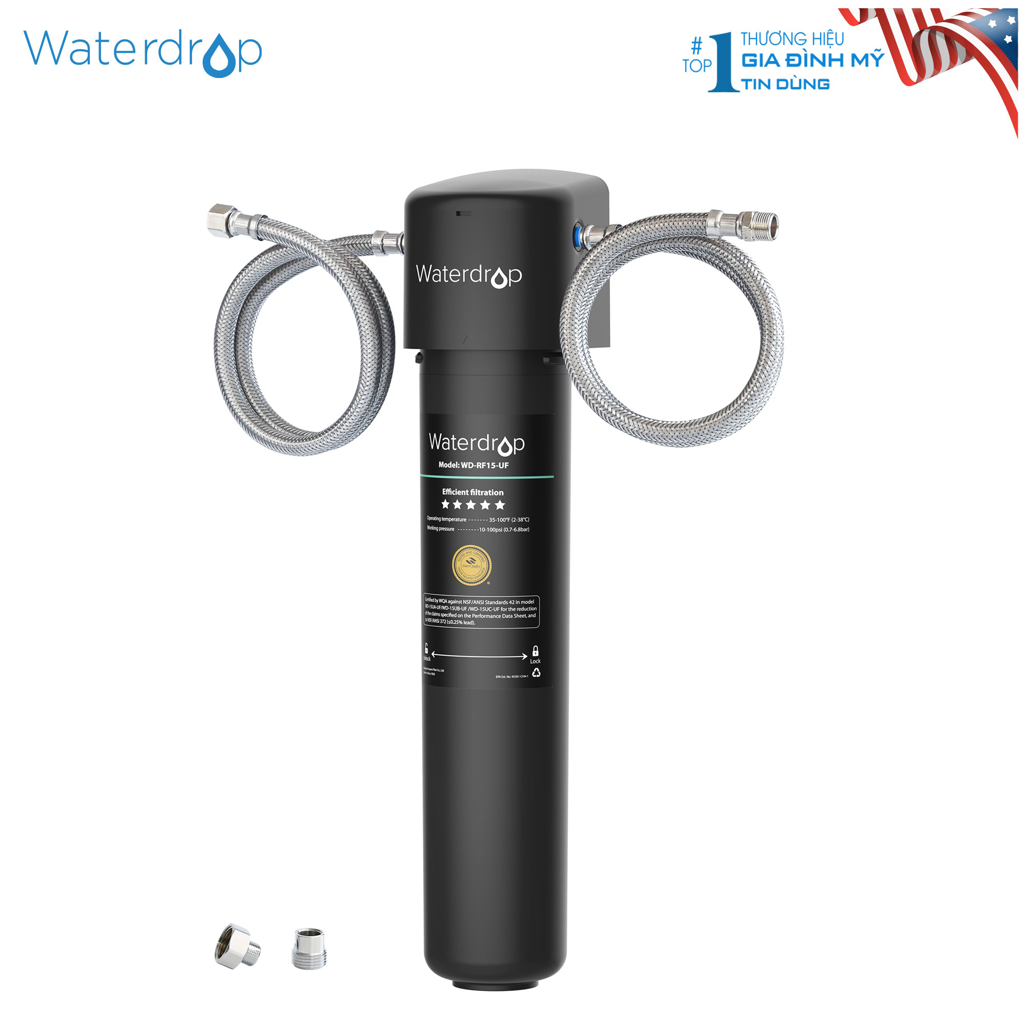 Lọc nước đơn WD-15UA-UF Waterdrop