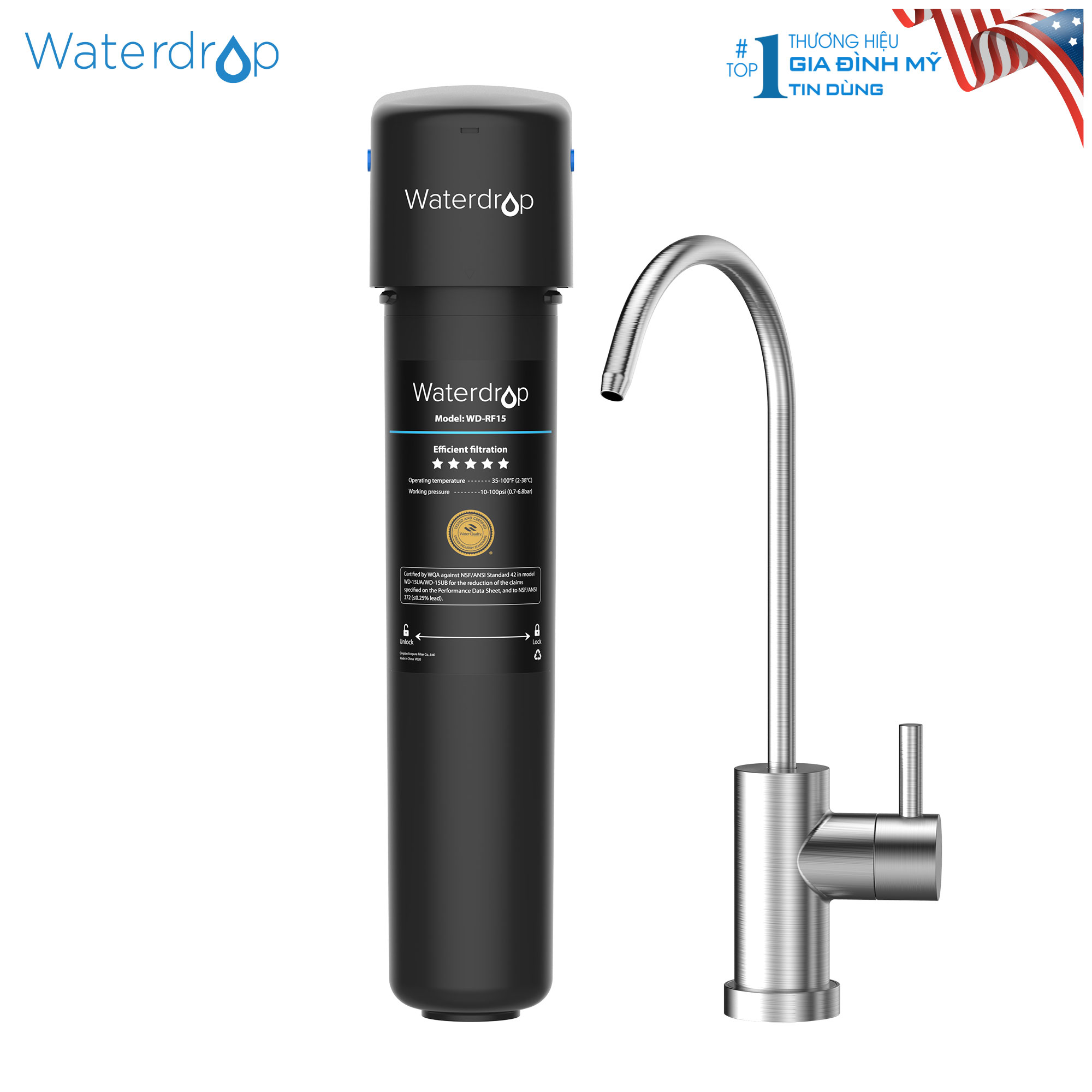 Lọc nước đơn WD-15UB Waterdrop