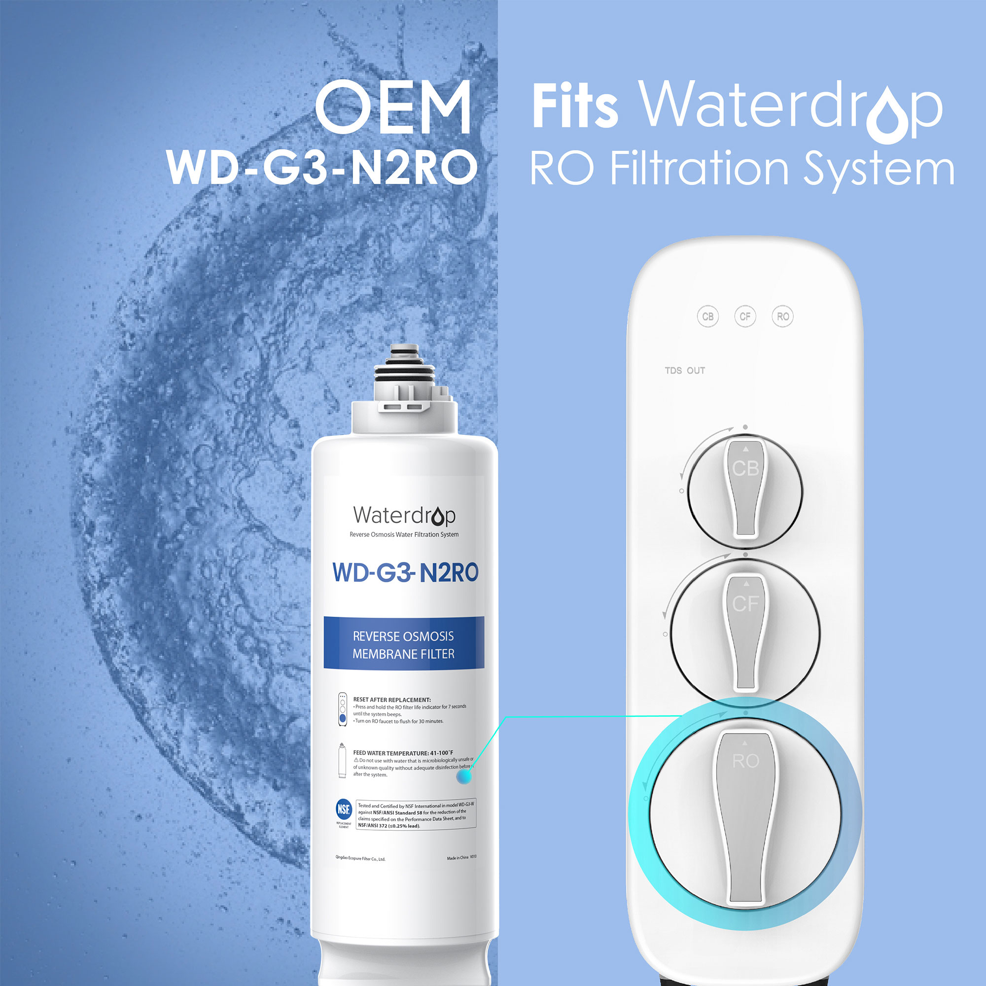 Lõi lọc RO Waterdrop WD-G3-N2RO