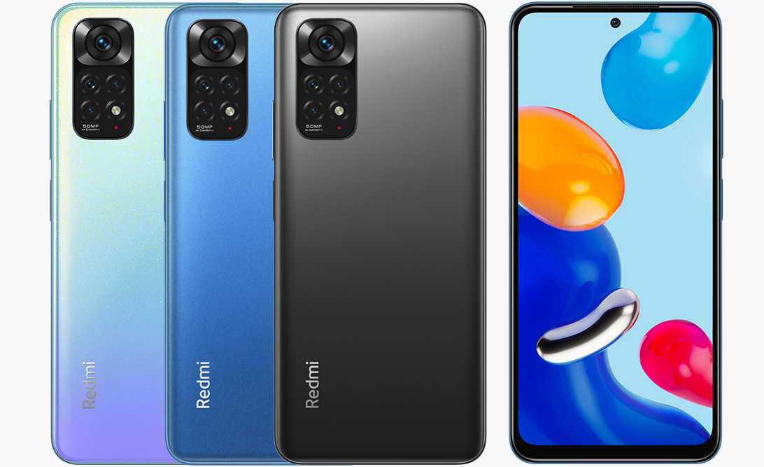 Điện thoại Xiaomi Redmi Note 11 (4GB/128GB) (Xám ,Xanh Dương Đậm ,Xanh Dương Nhạt )