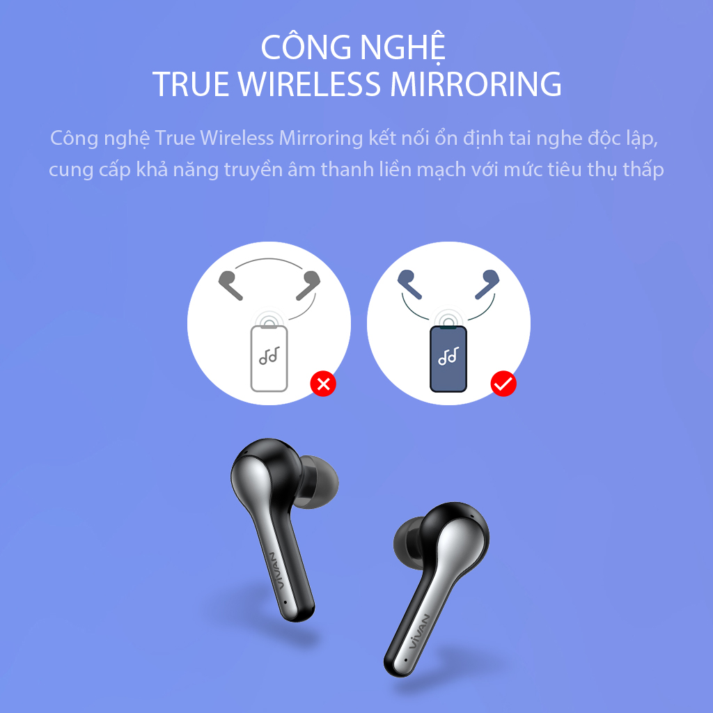 Tai Nghe Bluetooth VIVAN T210NC
