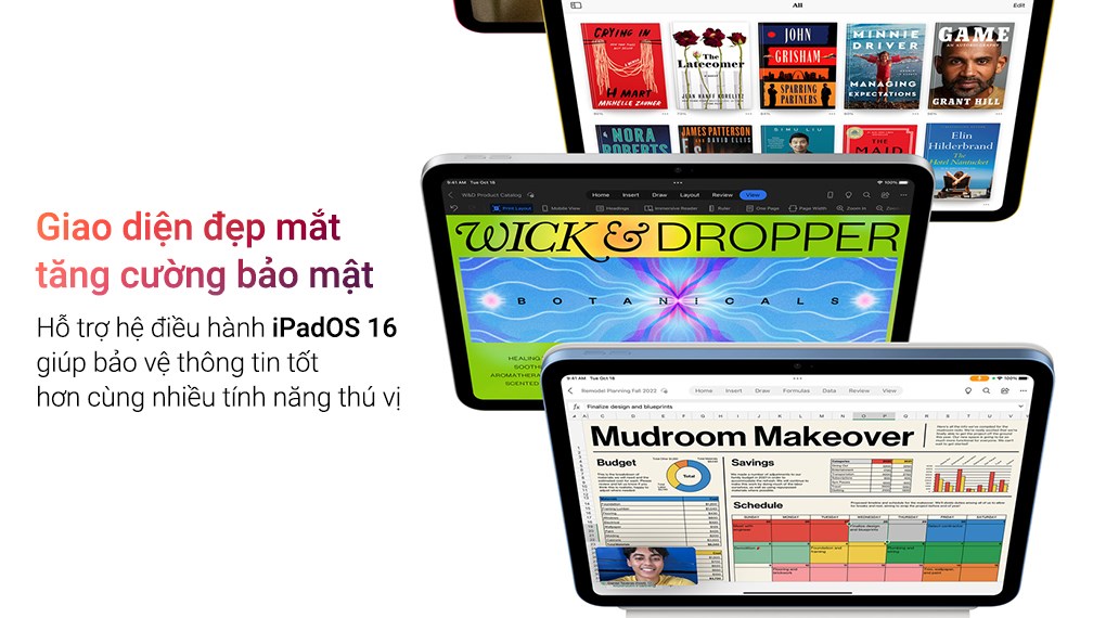 Máy tính bảng iPad 10 WiFi 64GB ( Hồng, Xanh Dương, Vàng )