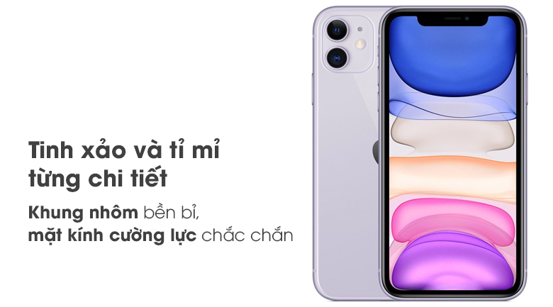 Điện thoại iPhone 11 128GB (Đen, Trắng)