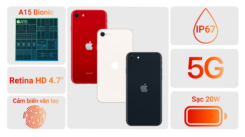 Điện thoại iPhone SE 128GB (2022)