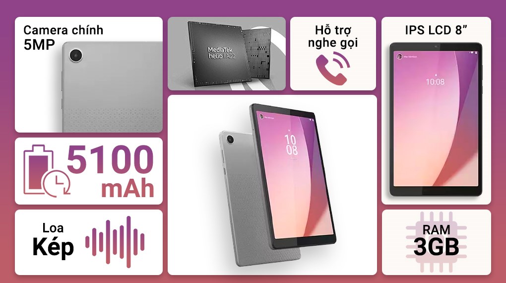 Máy tính bảng Lenovo Tab M8 (Gen 4)