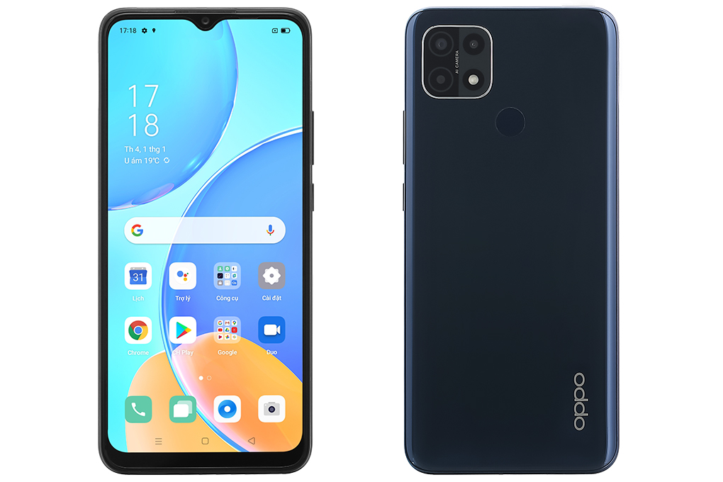 Điện thoại OPPO A15s 4/64GB (Xanh Dương, Đen)