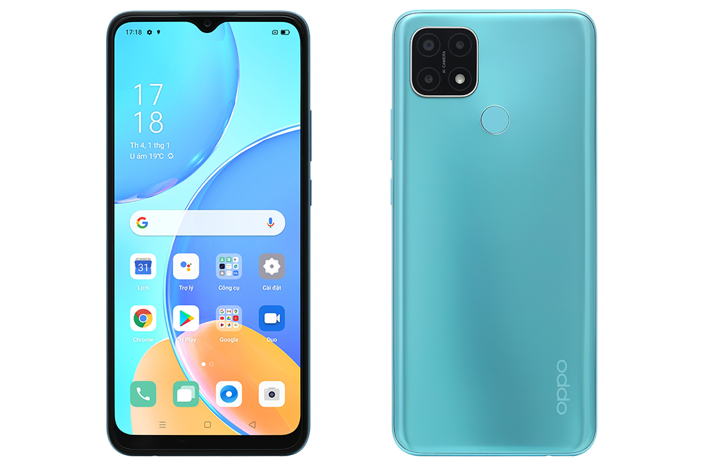 Điện thoại OPPO A15s 4/64GB (Xanh Dương, Đen)