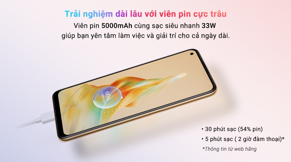 Điện thoại OPPO Reno8 T 8/256GB ( Đen, Cam )