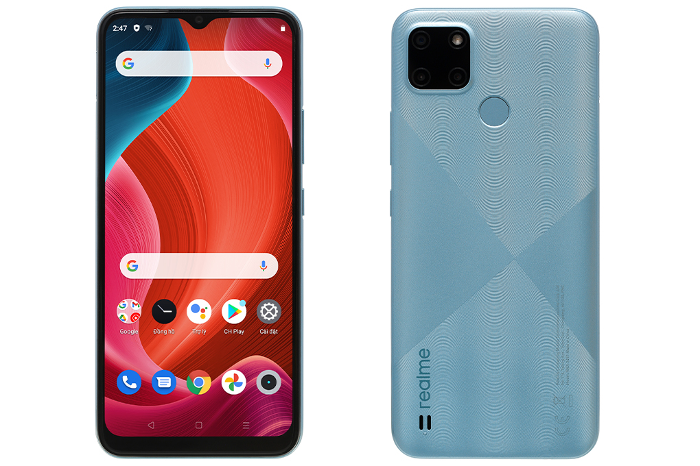 Điện thoại Realme C21Y  4/64GB   ( Xanh Dương , Đen )