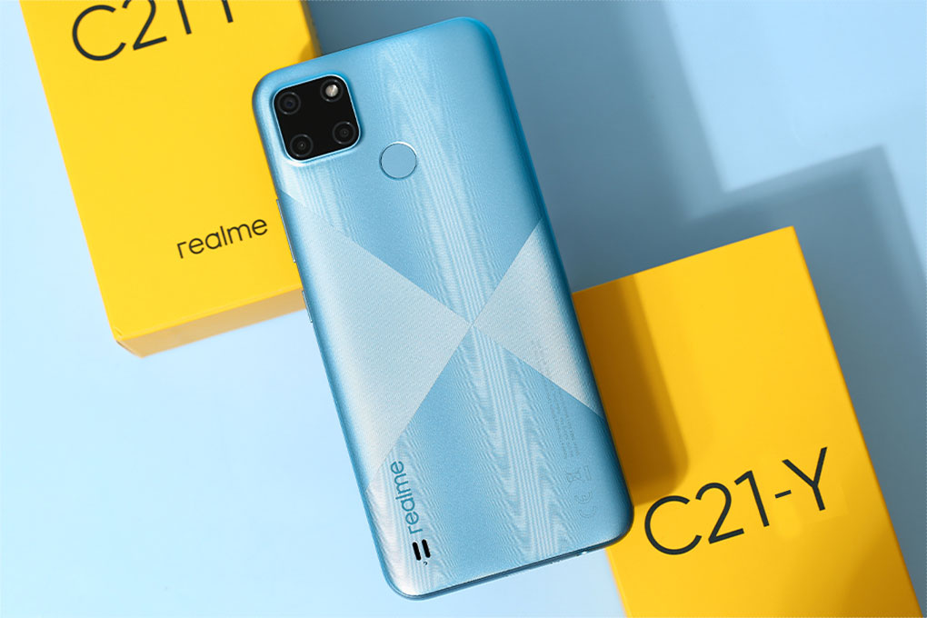 Điện thoại Realme C21Y  4/64GB   ( Xanh Dương , Đen )