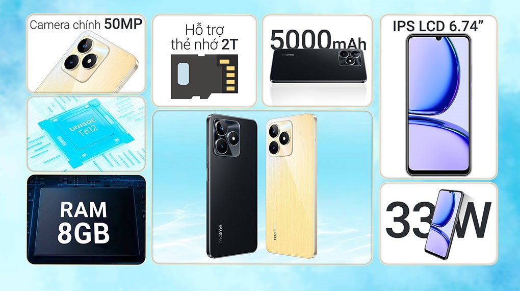 Điện thoại realme C53 (8GB/256GB)