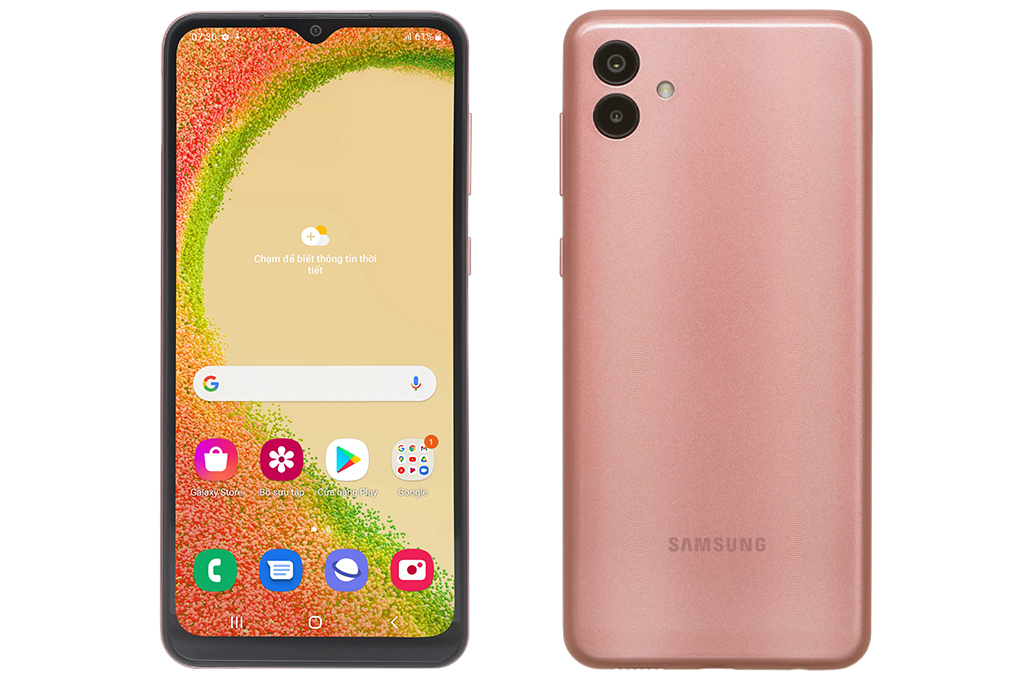 Điện thoại Samsung Galaxy A04  4GB/64GB ( Nâu, Xanh, Đen)