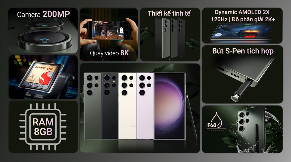 Điện thoại Samsung Galaxy S23 Ultra 5G 256GB