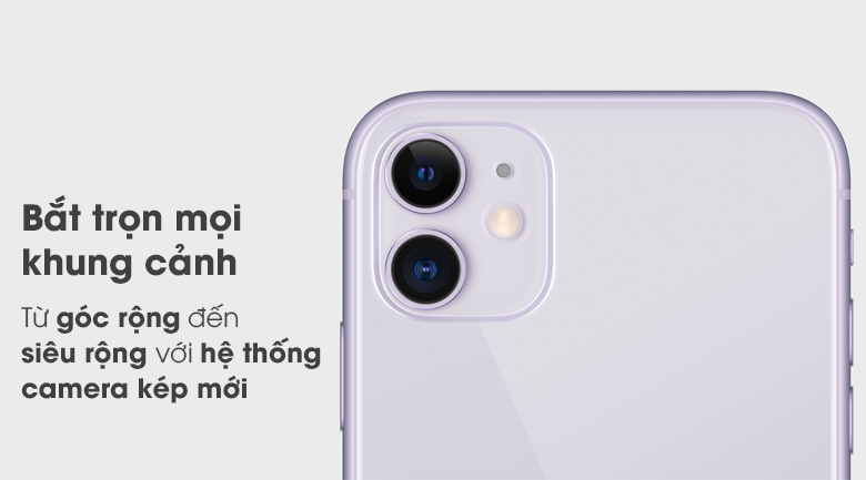 Điện thoại iPhone 11 128GB (Đen, Trắng)