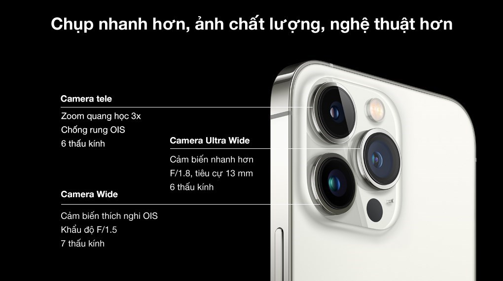 Điện thoại iPhone 13 Pro Max 1TB (Vàng Đồng)