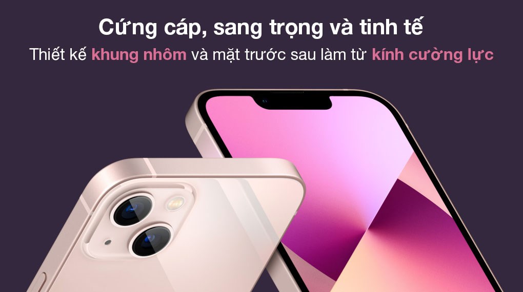 Điện thoại iPhone 13 128GB (Trắng, Hồng, Đen, Xanh dương)