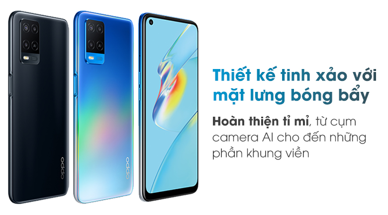 Điện thoại OPPO A54 4/128GB (Xanh Dương, Đen)
