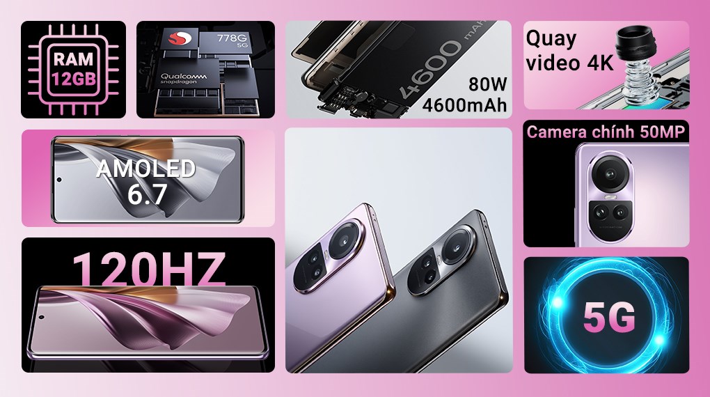 Điện thoại OPPO Reno10 Pro 5G
