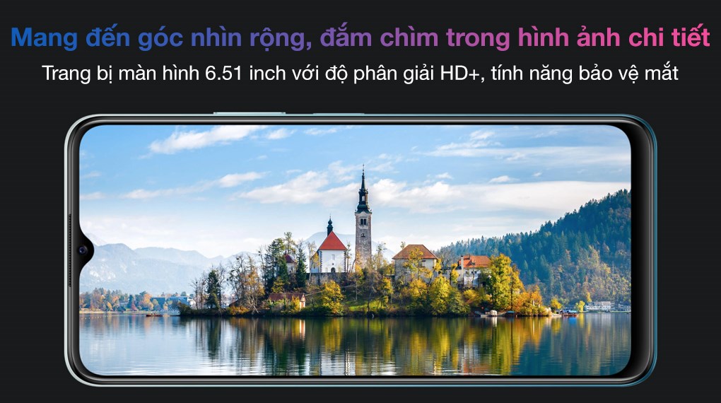 Điện thoại Vivo Y15a (Trắng-Xanh, Xanh Đen)