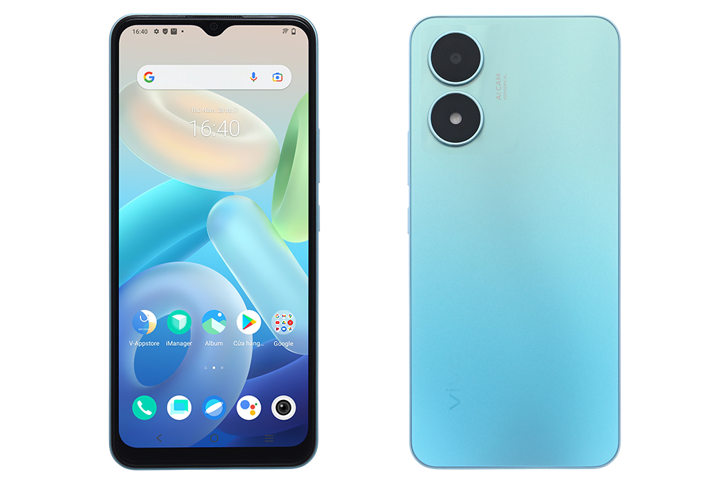 Điện thoại Vivo Y02s 32GB  (Xanh, Đen)