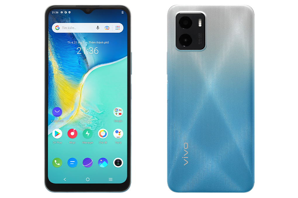Điện thoại Vivo Y15a (Trắng-Xanh, Xanh Đen)