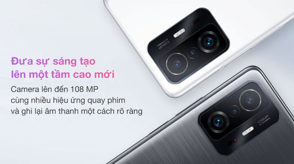 Điện thoại Xiaomi 11T 5G 256GB (Trắng, Xám, Xanh Dương)