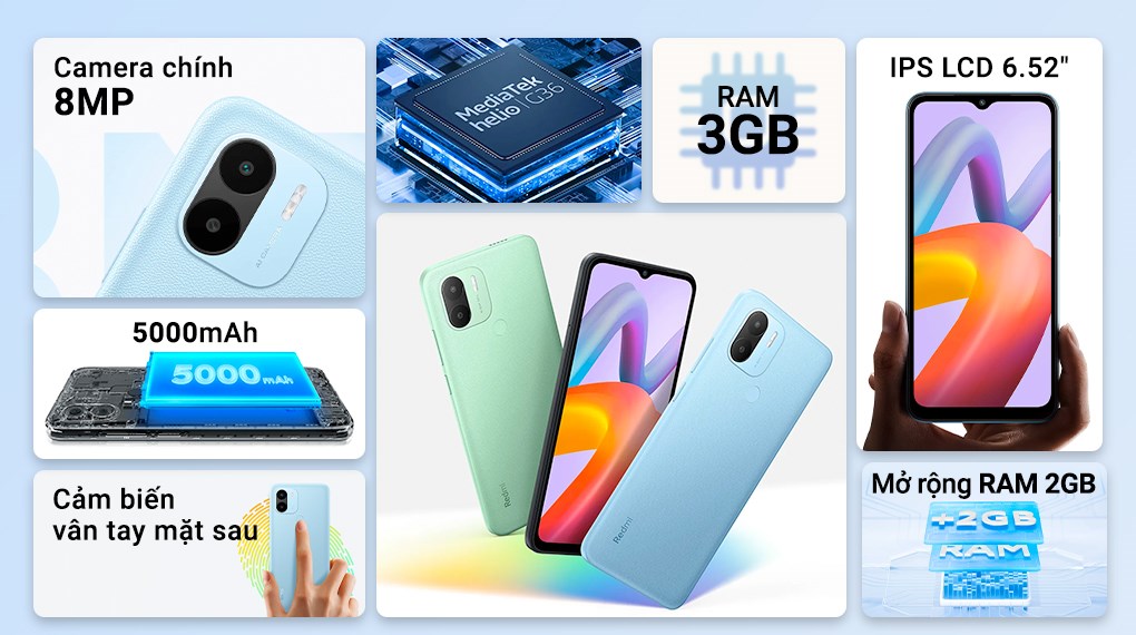 Điện thoại Xiaomi Redmi A2+