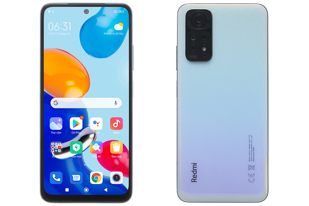 Điện thoại Xiaomi Redmi Note 11 6GB/128GB   (Xanh Dương Đậm/ Nhạt , Xám)