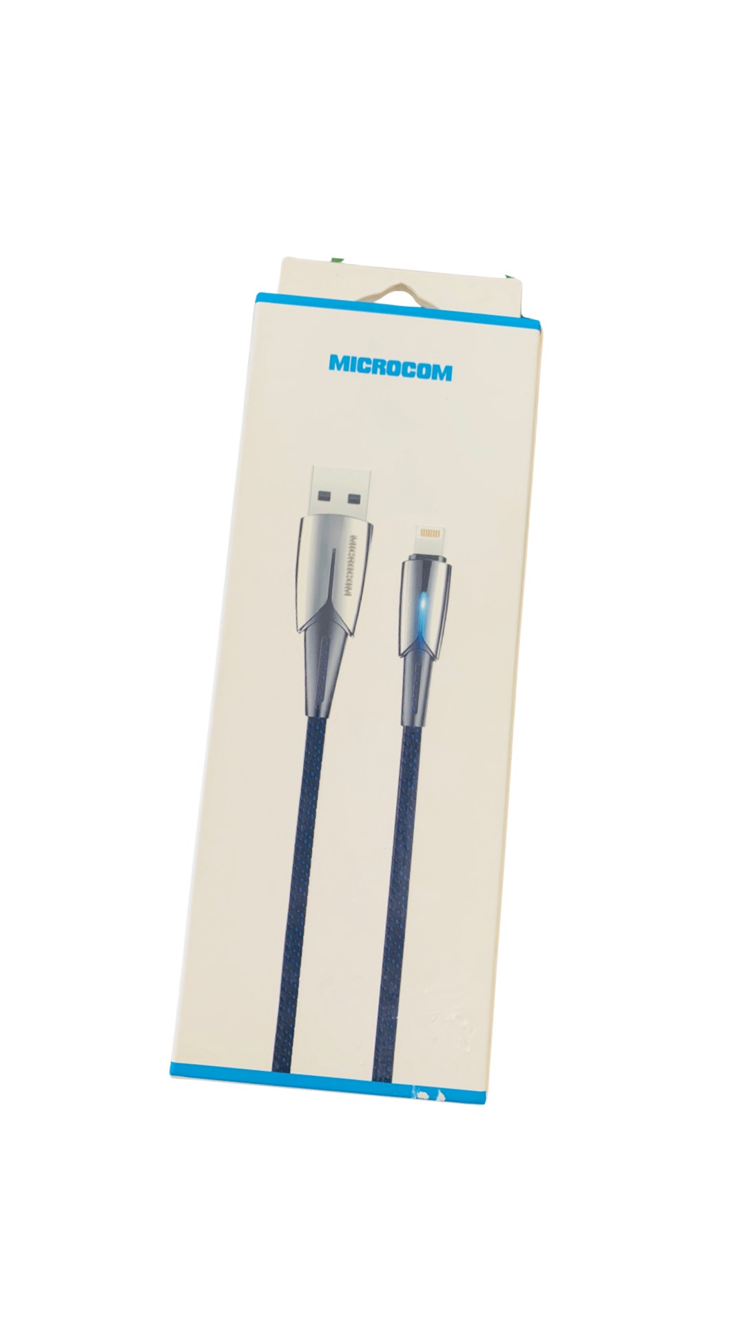Dây Sạc MICROCOM  Micro USB 1M chống đứt đèn led (Model: OP4)