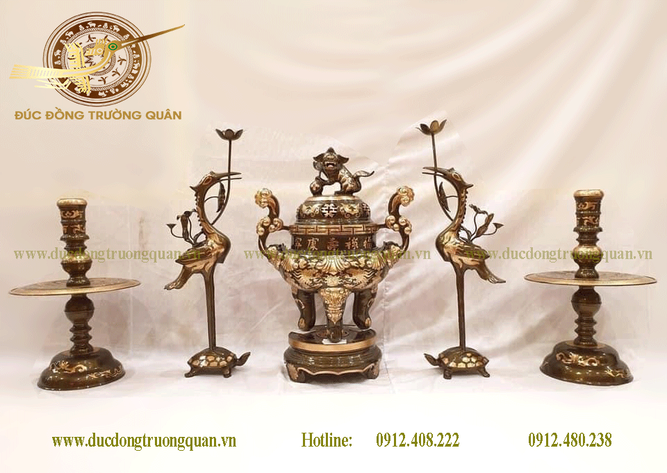 Bộ ngũ sự đồng vàng (màu nỉ)