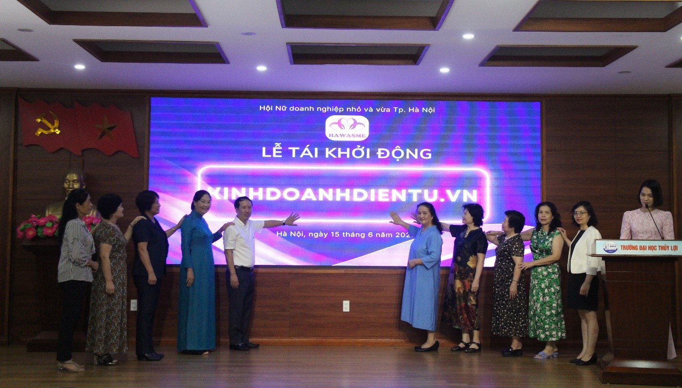 Hội Nữ doanh nghiệp nhỏ và vừa TP. Hà Nội ra mắt sàn TMĐT Kinhdoanhdientu.vn
