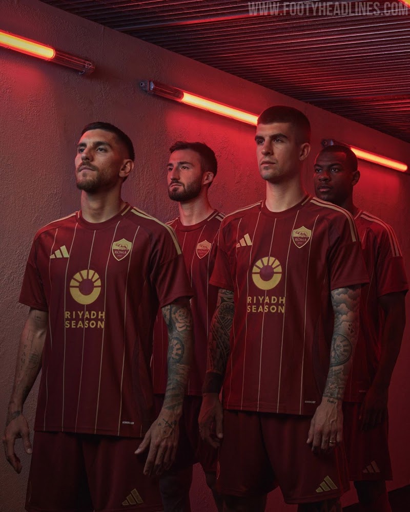 Bộ đồ sân nhà của AS Roma 24/25 - Tưởng nhớ Campo Testaccio