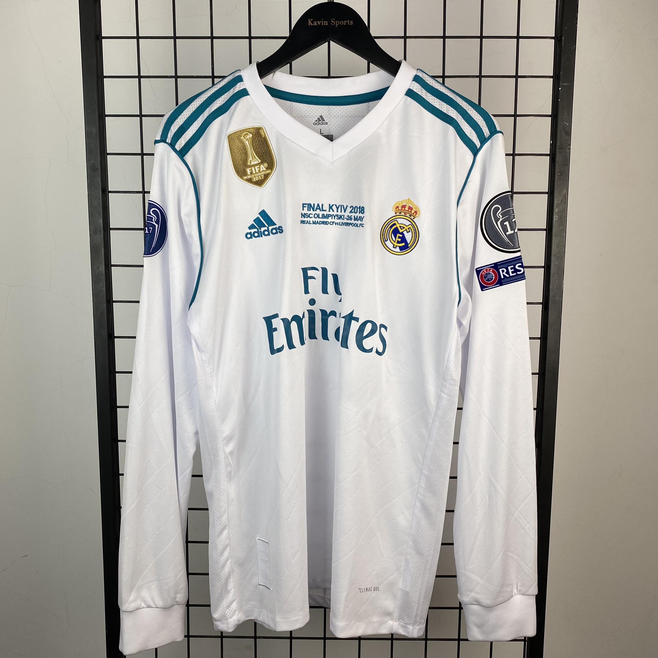 Đồ Fan Real Madrid C1 2018 Tay Dài ( Sân Nhà )