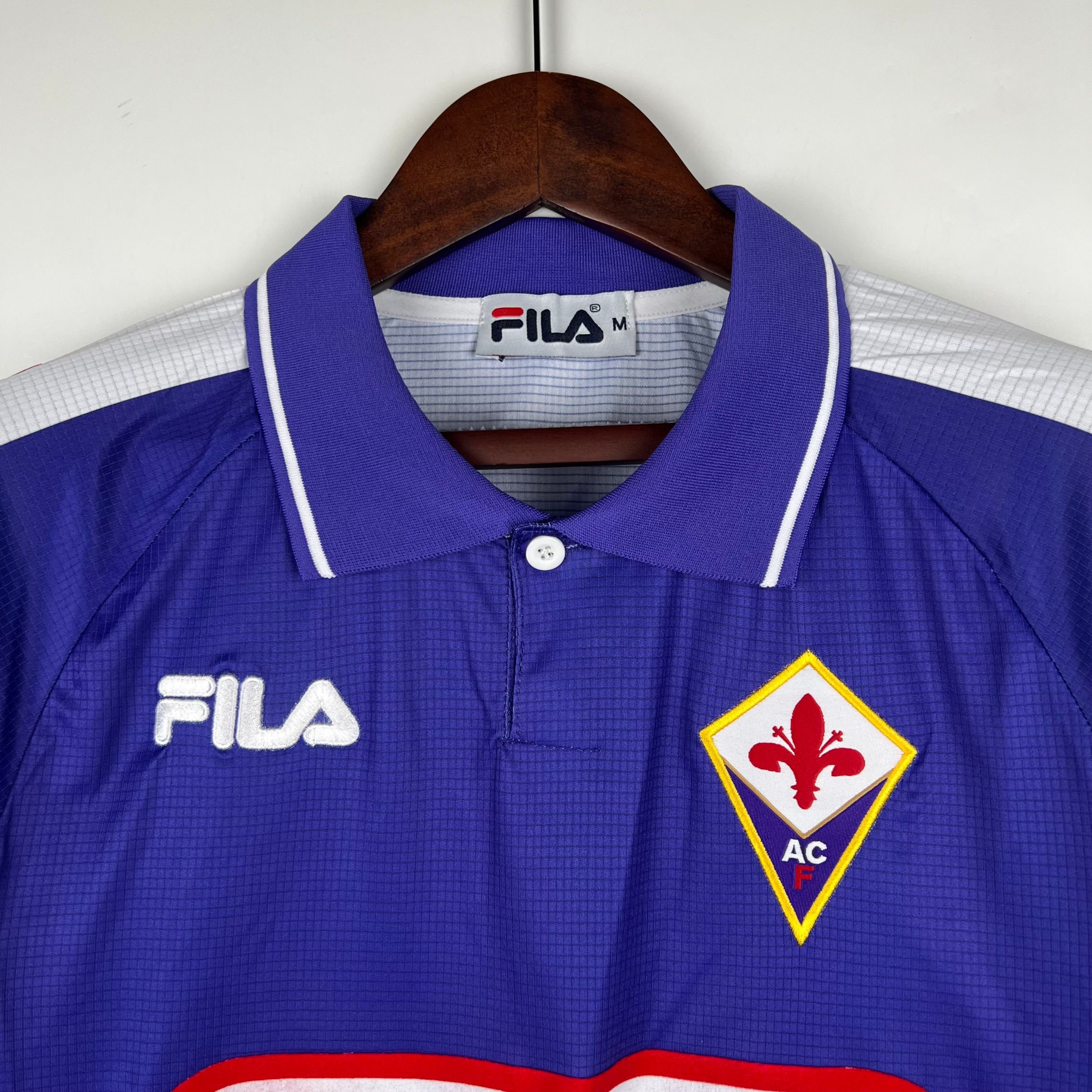 Retro Fiorentina 1998/1999 Tay Dài ( Sân Nhà )