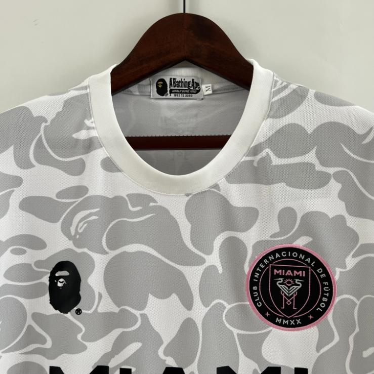 Áo Thun Bape X Miami 2026 ( Xám )