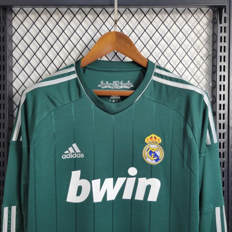 Retro Real Madrid 2012/2013 Tay Dài ( 3rd Xanh Rêu )