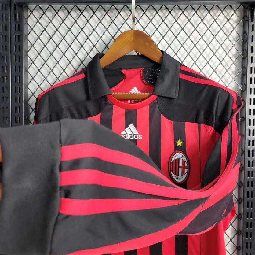 Retro Ac Milan 2007/2008 Tay Dài ( Sân Nhà )