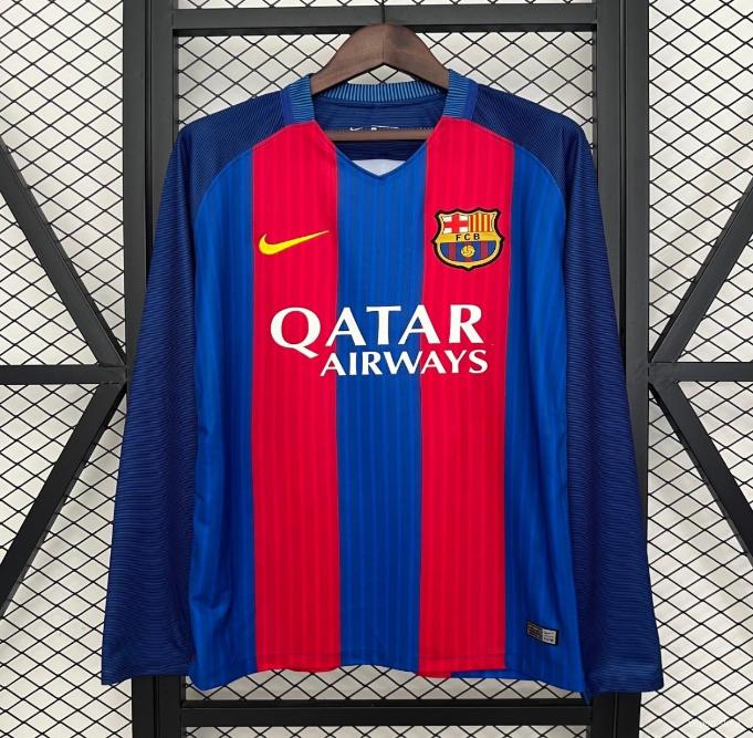Retro Barcelona 2016/2017 Tay Dài ( Sân Nhà )