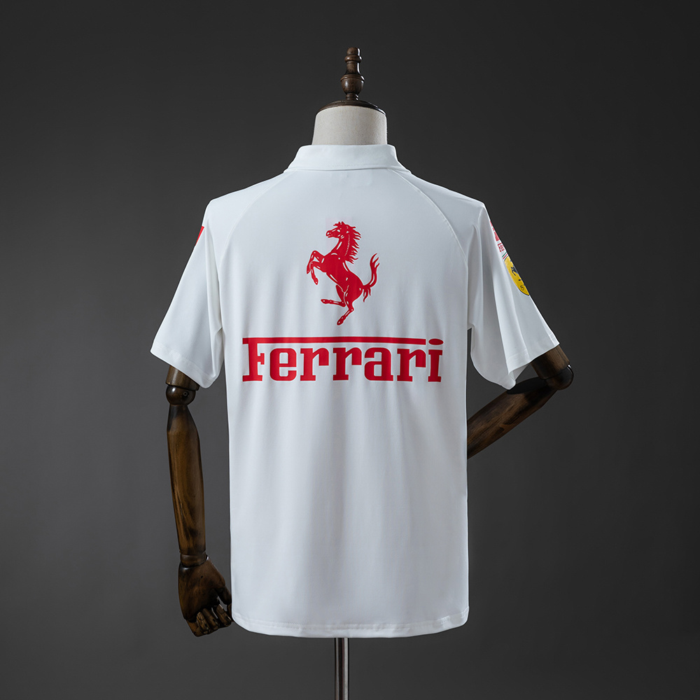 Áo Polo F1 Ferrari 2025 TP ( Trắng )