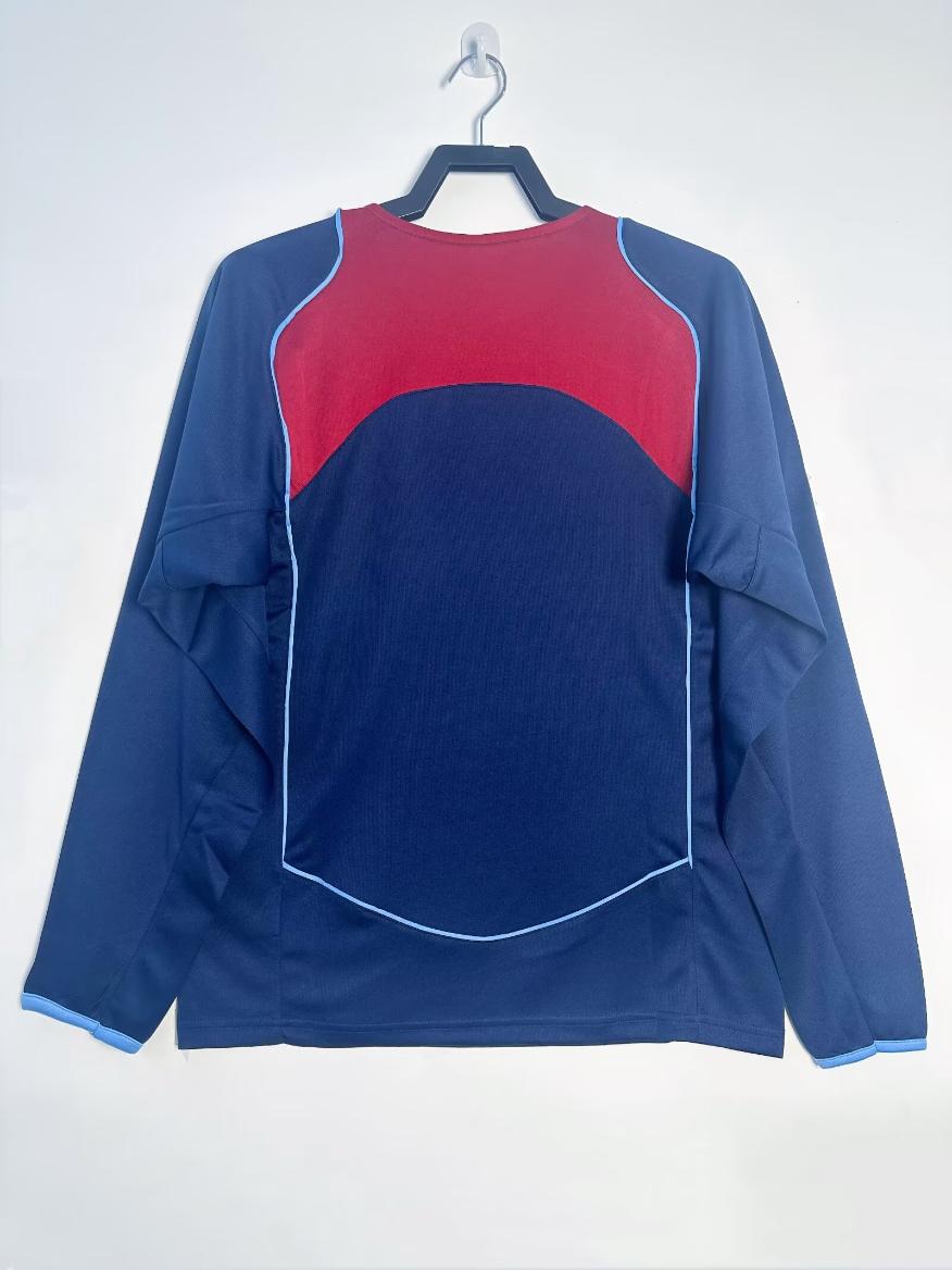 Retro Atletico Madrid 2004/2005 Tay Dài ( Sân Khách )